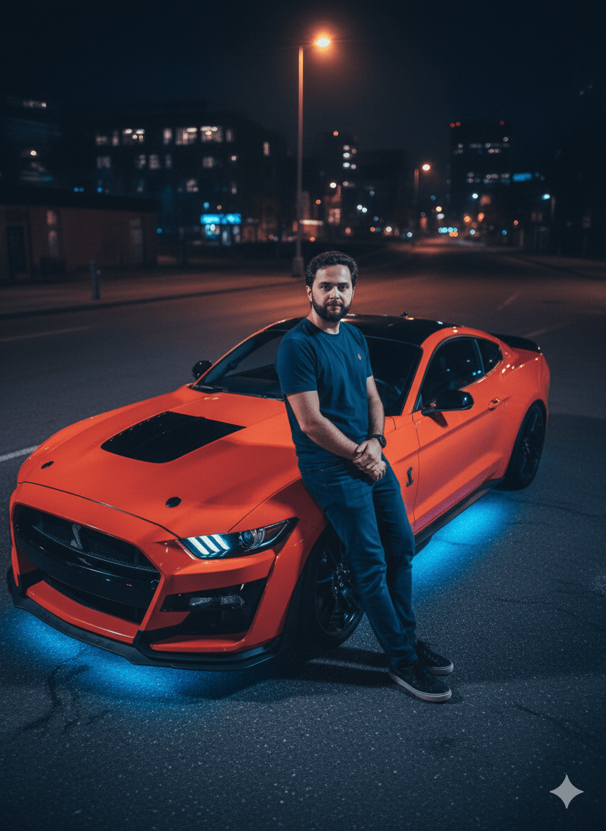 Shelby GT500 Night Portrait