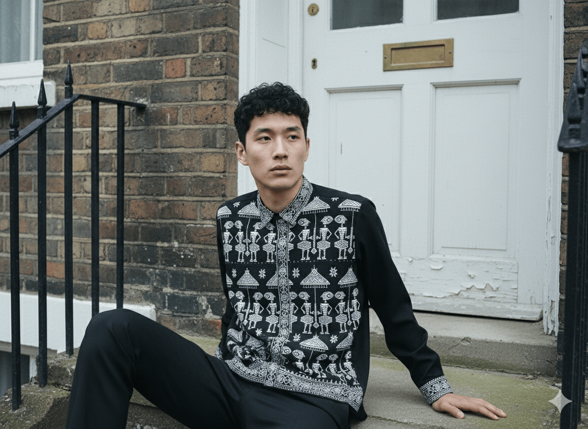 SIT IN FRONT OF THE DOOR