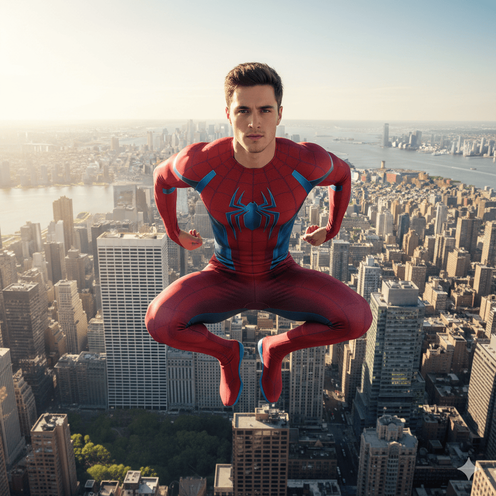 Spider-like superhero