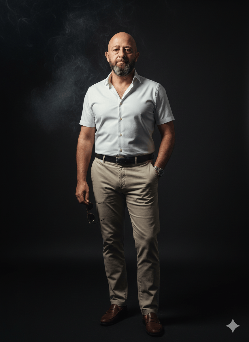 stand tall in a dark