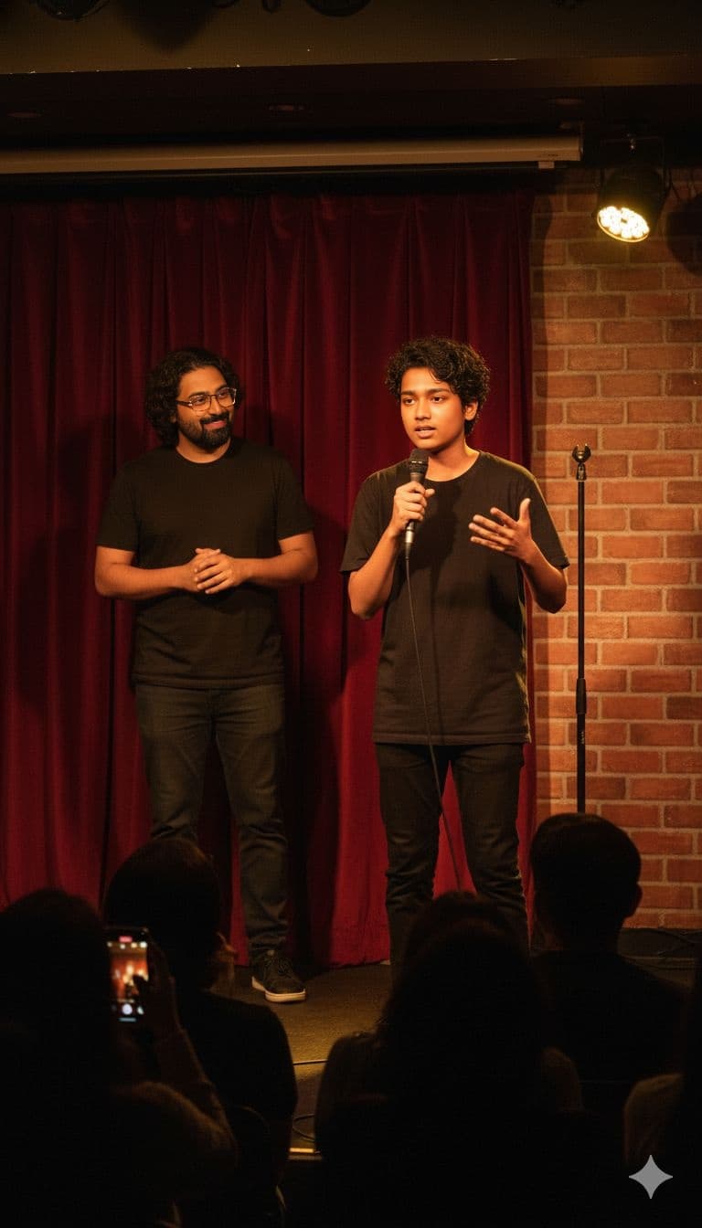 Standup Next to your favourite Standup comedian