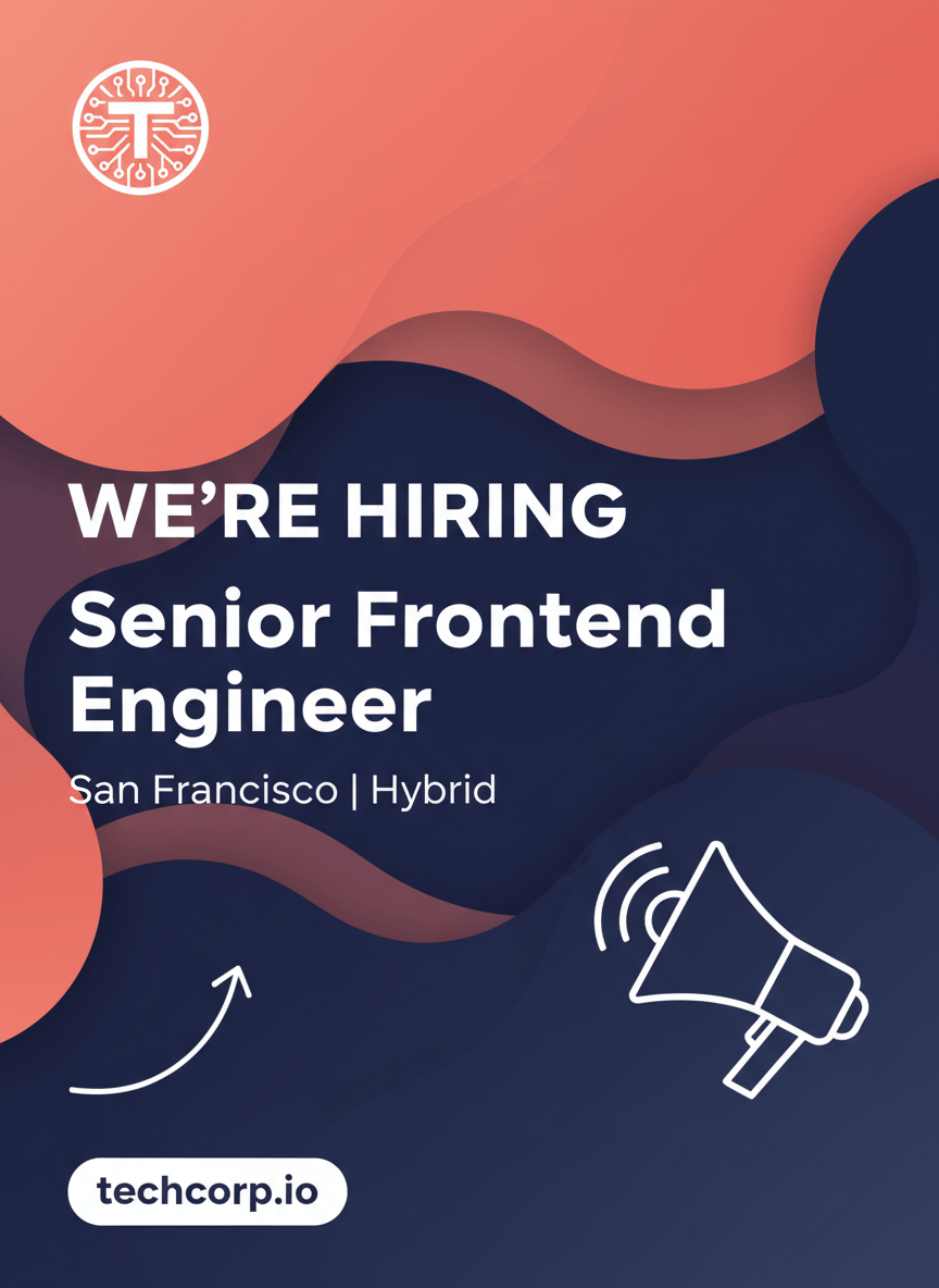 Tech Recruitment Banner - Software Developer Position