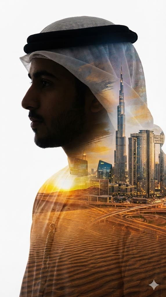 The "Desert Double Exposure"