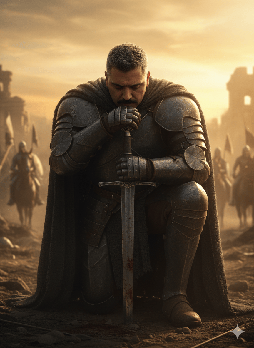 The Last Oath Medieval Cinematic Portrait