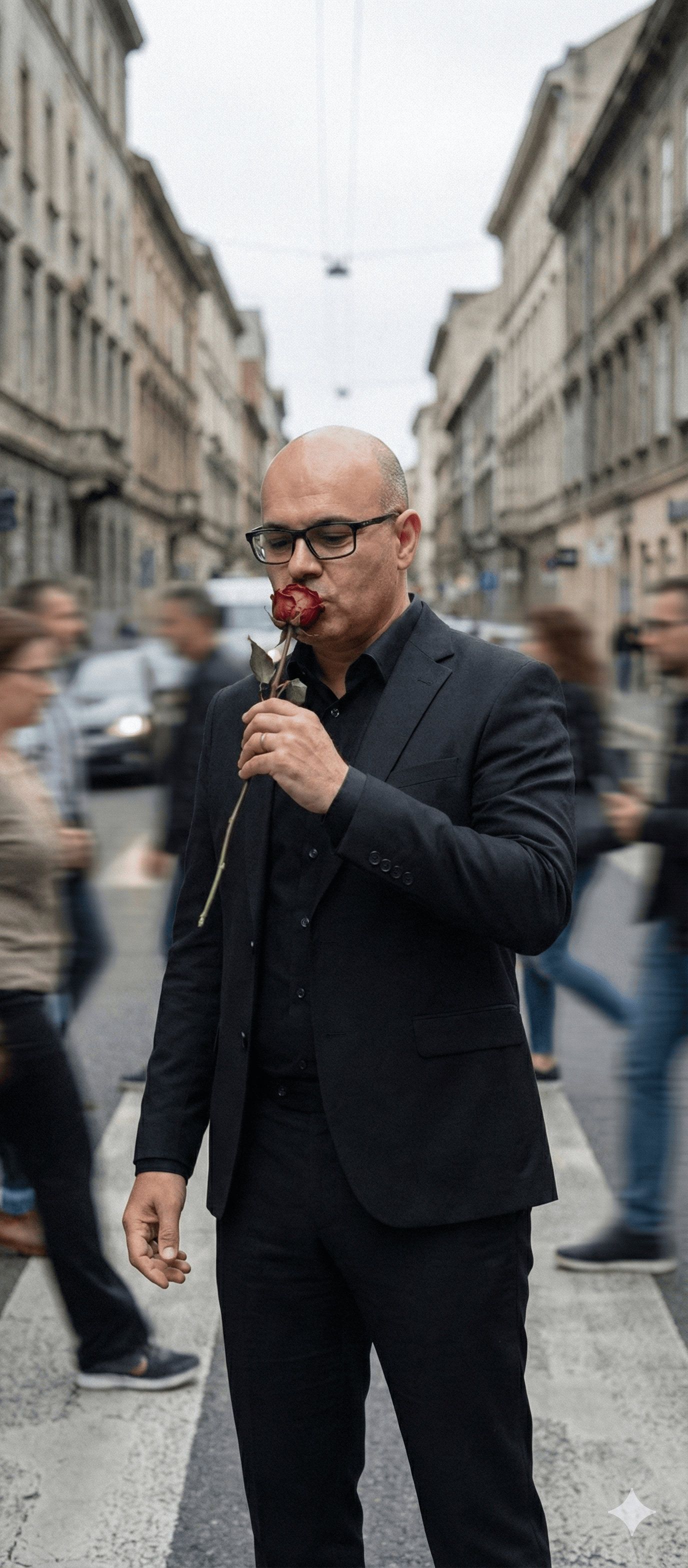 The Man with the Red Rose