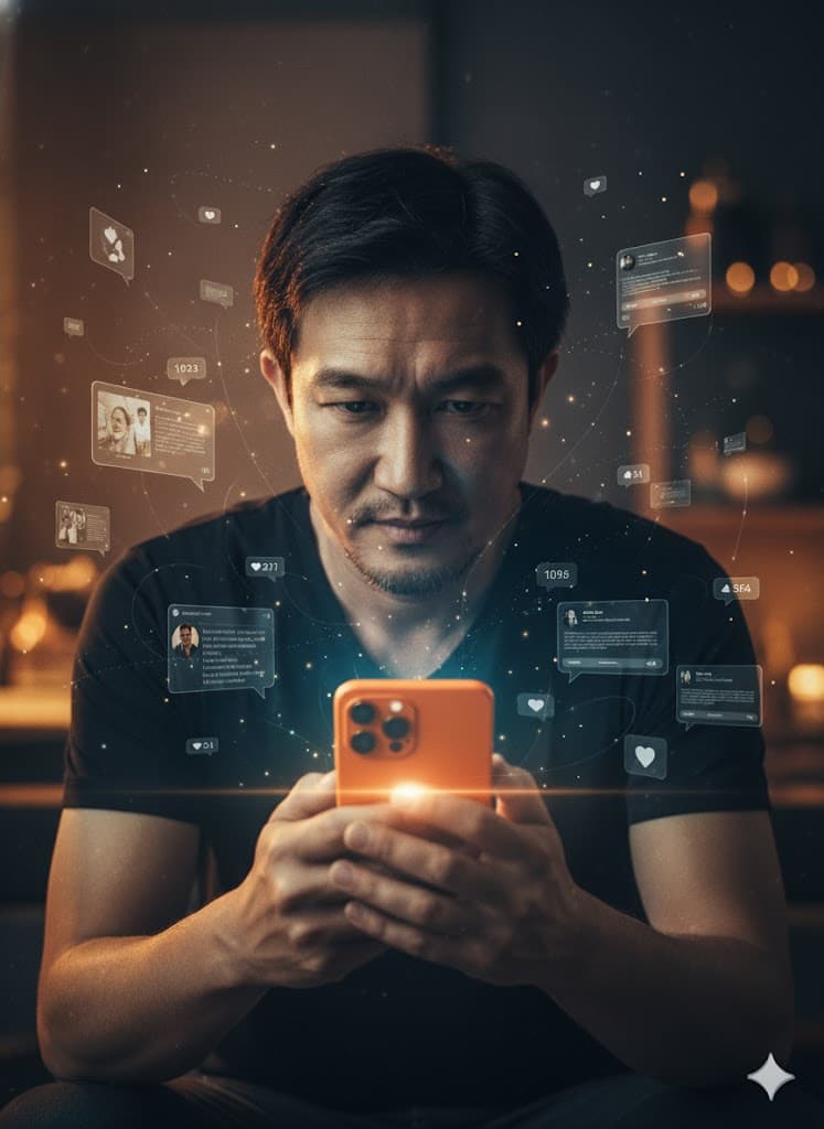 The smartphone screen