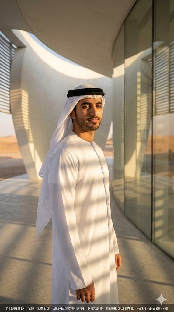 Young UAE man